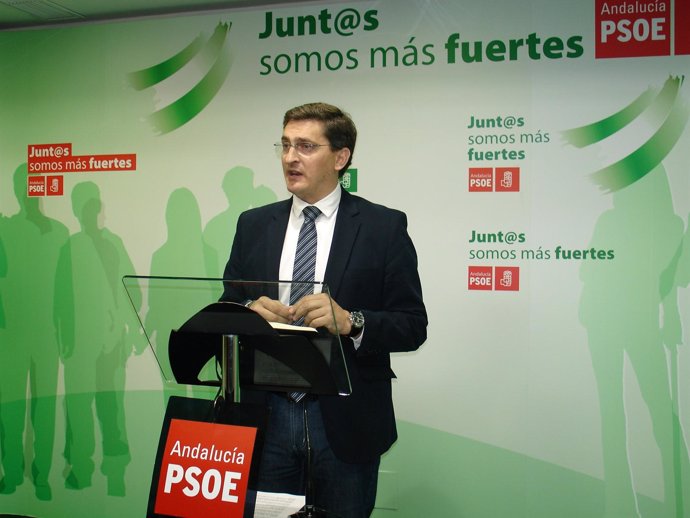 El secretario del PSOE de Almería, José Luis Sánchez Teruel 
