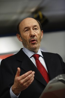 Rubalcaba tras la Ejecutiva del PSOE