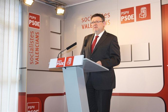 Ximo Puig en rueda de prensa