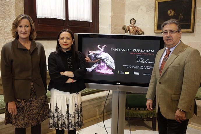 Presentación del espectáculo de las santas de Zurbarán de Eva Yerbabuena