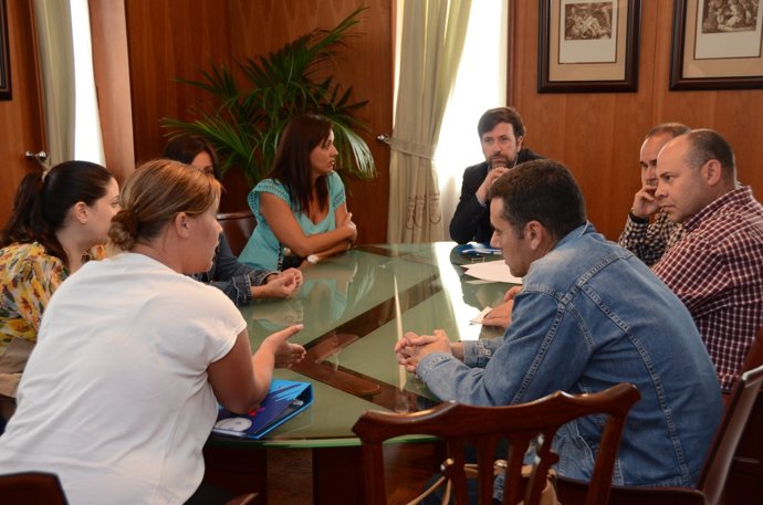 Alonso, reunido con los trabajadores