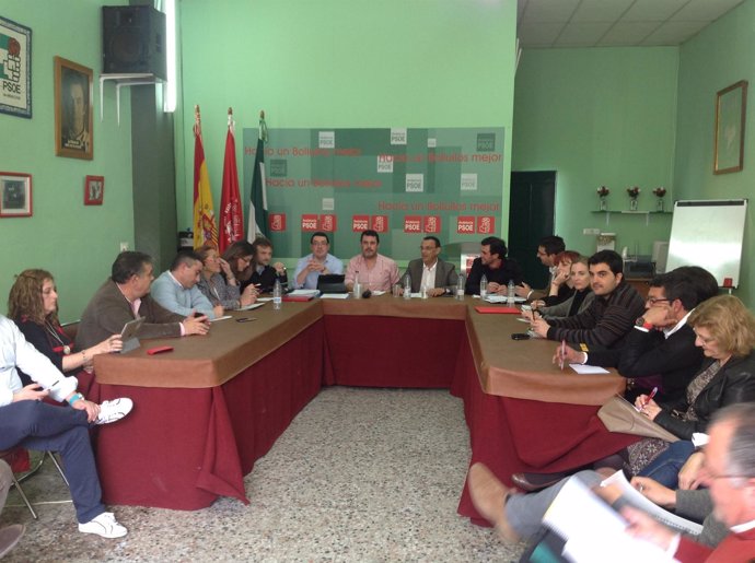 Reunión de la ejecutiva del PSOE de Huelva. 
