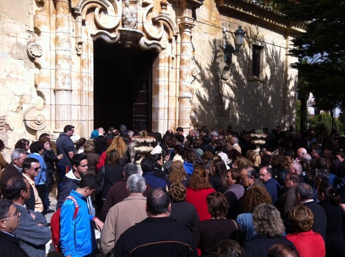 Funeral por la muerte de la niña en Campillos