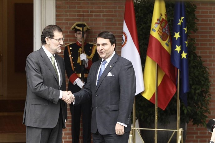 Rajoy y el presidente de Paraguay, Luis Federico Franco