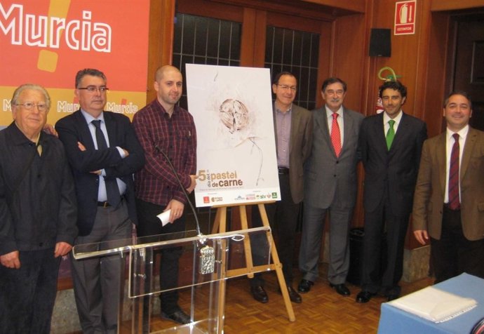 Cartel día del pastel de carne