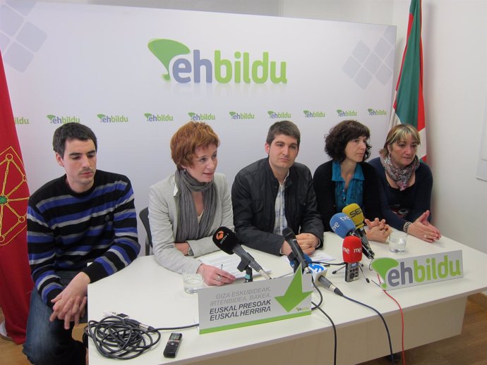 Concejales de EH Bildu en Pamplona.