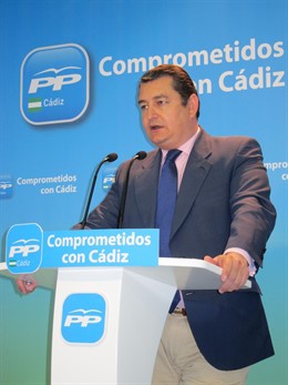 Antonio Sanz, presidente del PP de Cádiz