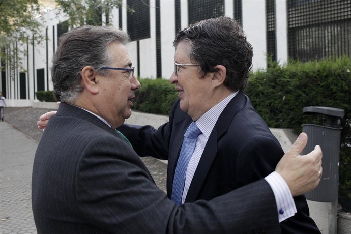 El alcalde y el nuevo presidente del CESS.