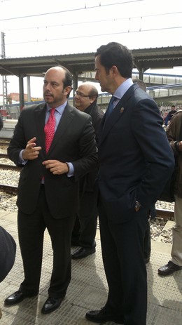 Cavero y el alcalde de Torrejón de Ardoz