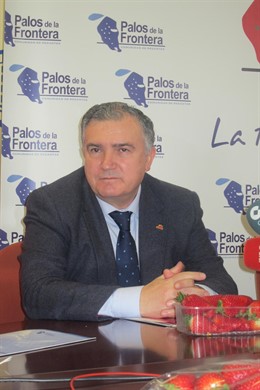 El gerente de Fresón de Palos en Huelva, Luis Hernández.