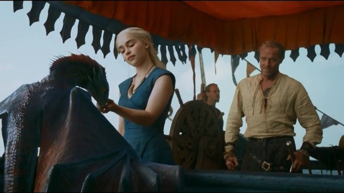 Emilia Clarke en 'Juego de Tronos'