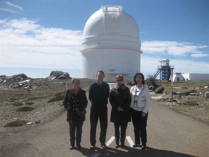 El grupo parlamentario del PSOE de Almería en Calar Alto