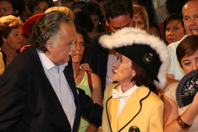 Iñaki Azkuna con Mariví Bilbao