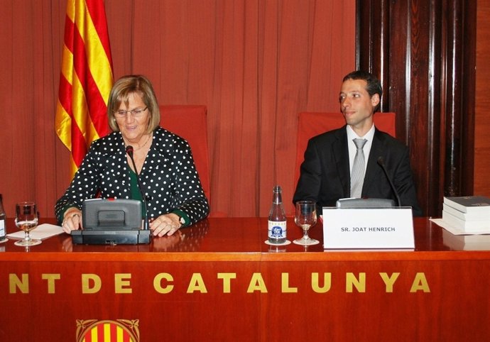 La presidenta del Parlament, Núria de Gispert