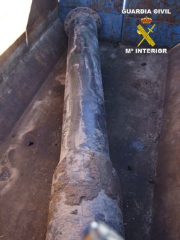 Robo tubo hierro en Sevilla