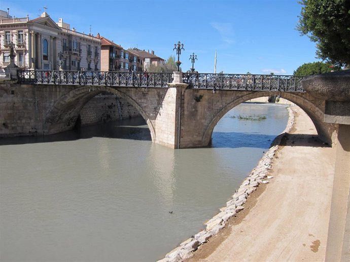 Imagen del río Segura a su paso por Murcia