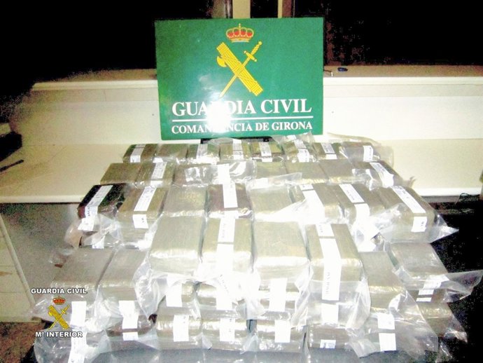 Hachís incautado a un conductor en La Jonquera