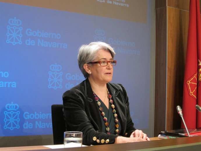 La consejera Lourdes Goicoechea.
