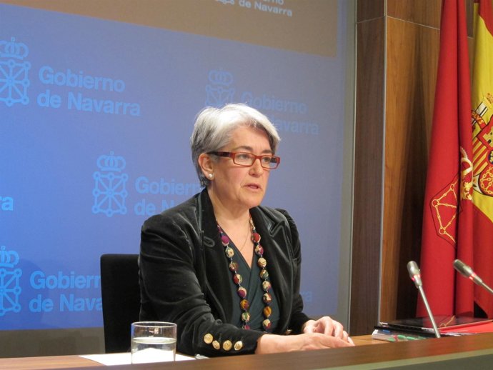 La consejera Lourdes Goicoechea.