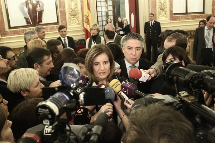 La ministra de Empleo y Seguridad Social, Fátima Báñez