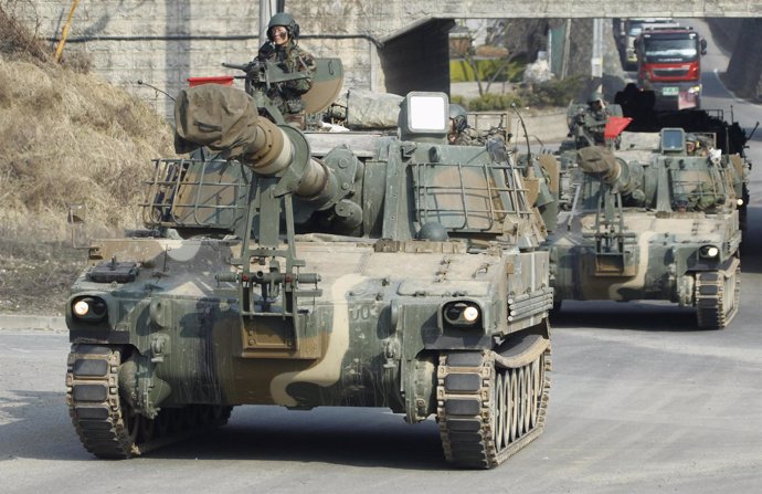 Tanques en Corea del Sur