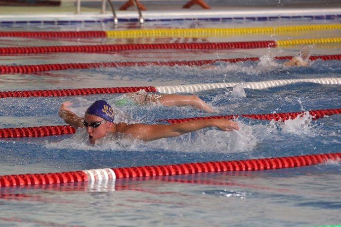 Mireia Belmonte durante la competición