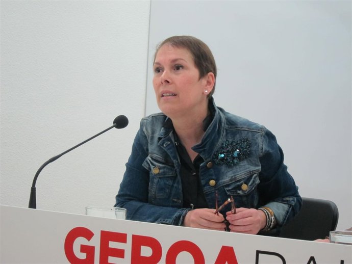 La diputada de Geroa Bai, Uxue Barkos.