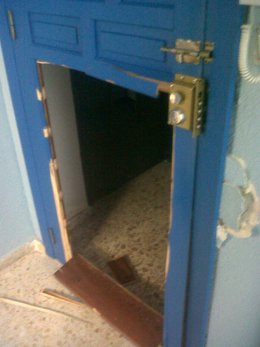 Asalto a la sede del PP en La Zubia