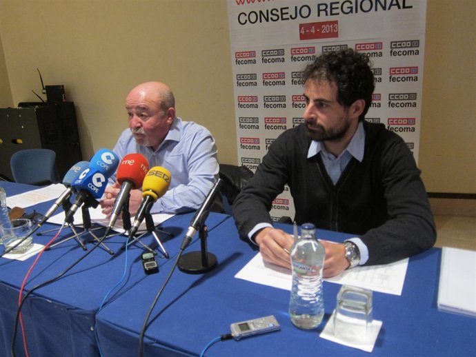 Dosantos (izquierda) y Sánchez, durante la rueda de prensa.
