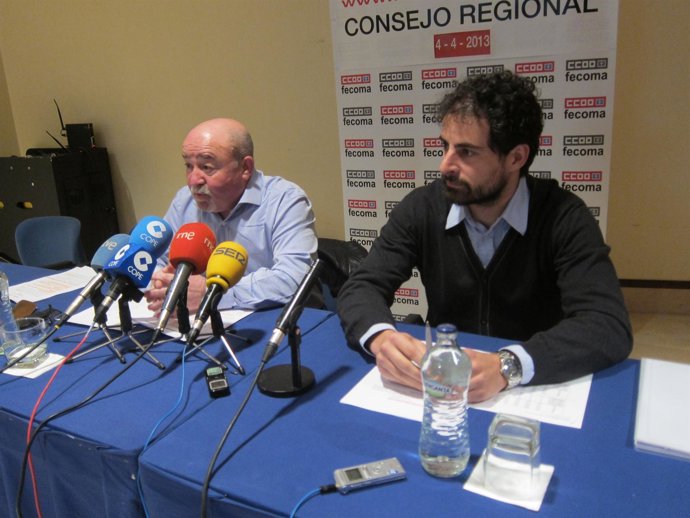 Dosantos (izquierda) y Sánchez, durante la rueda de prensa.