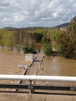 Isla de Mérida inundada