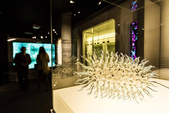 Imagen de un rincón de la exposición 'Epidemia!' de la Obra Social 'la Caixa'