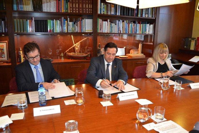 Pelegrí y Malone firman un acuerdo entre el Irta y Carburos Metálicos