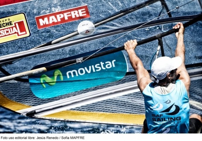El windsurfista español Iván Pastor (Movistar)