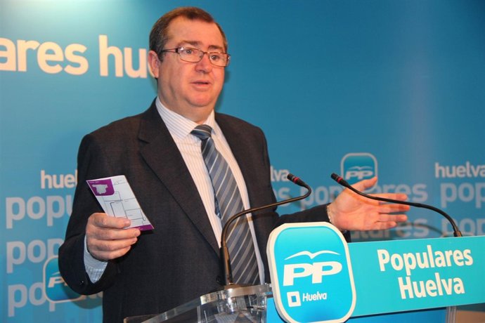 El diputado del PP de Huelva José Luis Barragán. 