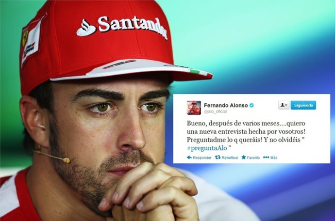 Fernando Alonso recibe mofas en twitter