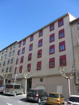 Bloque de viviendas en Navarra.