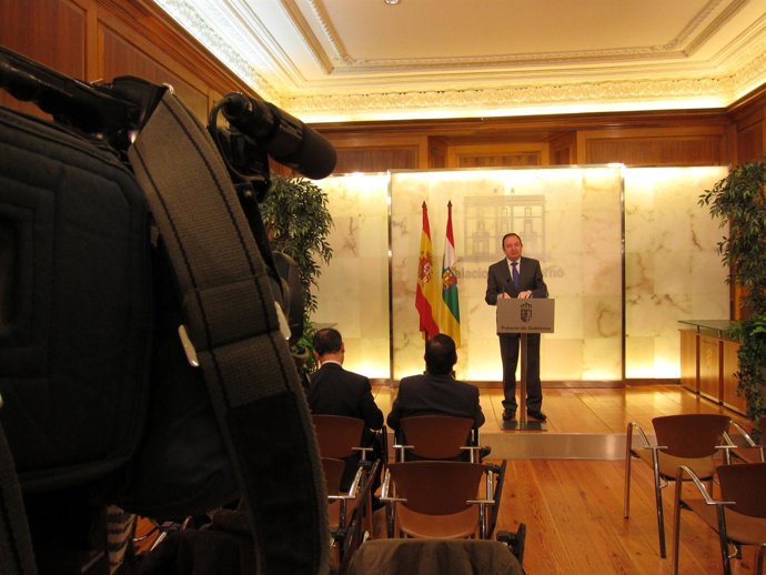 Pedro Sanz, presidente del Gobierno de La Rioja