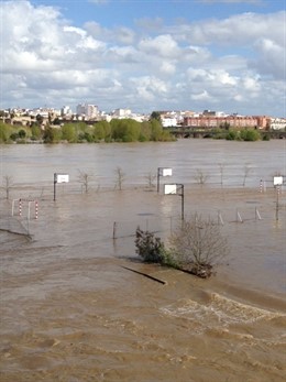 La isla de Mérida inundada