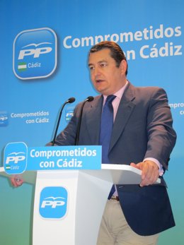 Antonio Sanz, presidente del PP de Cádiz