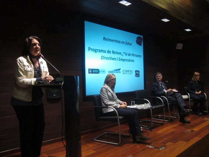 S.Recasens (Ayto), S.Mulero (Inlea), A.Sala (B.Angels) y À.Roqueta (Compas)