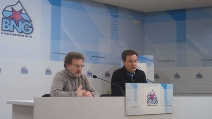 Suso Seixo (CIG) y Xavier Vence (BNG)