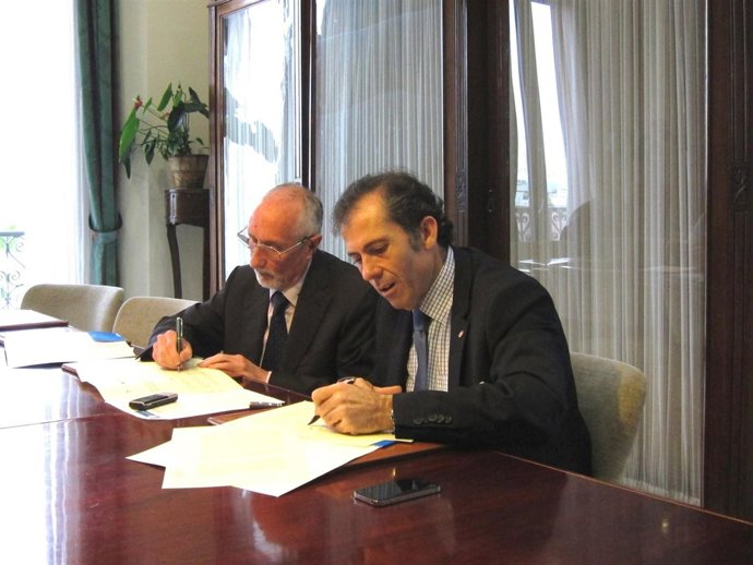 El decano del Colegio de Abogados y el presidente de Cruz Roja Málaga