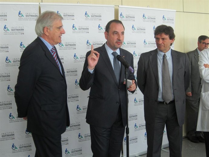  F.Homs (I.Guttmann), El Conseller Ramon Espadaler Y J.J.Isern (Trànsit)