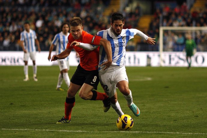 Real Sociedad y Málaga se miden por un puesto de Liga de Campeones