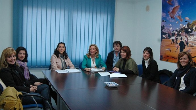 Reunión en la sede del PP