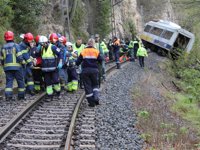 El presidente de Renfe visita esta mañana el lugar del accidente