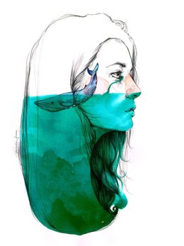 'Retrato Ballena' De La Ilustradora Valenciana Paula Bonet