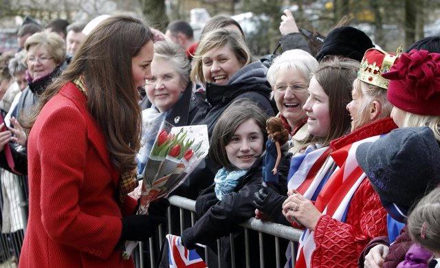 AYRSHIRE, UNITED KINGDOM - MARCH 05:  Catherine, Countess of Strathearn is shown