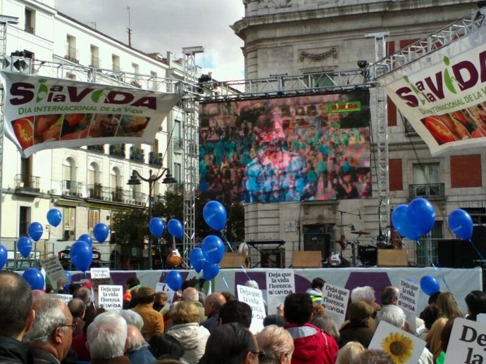 Manifestación provida en Madrid 6-4-2013